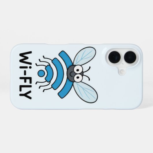 Wifi Internet Phone Case iPhone 16ケース (裏面横)
