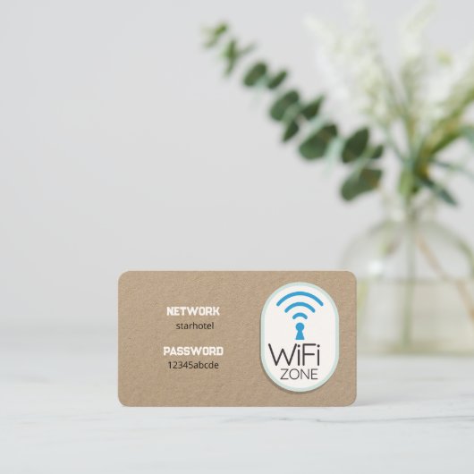 Wifi Internet Premium 名刺 (スタンド正面)
