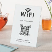 WiFi Login Table Top Sign For Reception Area 台座サイン (インサイチュ)