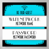 Wifi Password Custom Color ポスター (正面)