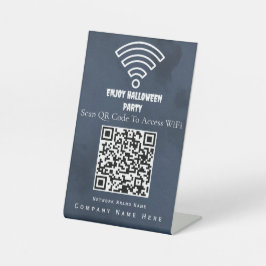 Wifi QRコードスキャンでブルーダークシャドを接続 台座サイン