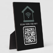 Wifi QRコードスキャンによる自己接着剤の接続 フォトプラーク (側面)