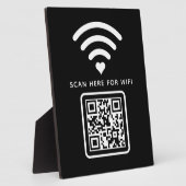 Wifi QRコードスキャンによる自己接着剤の接続 フォトプラーク (側面)