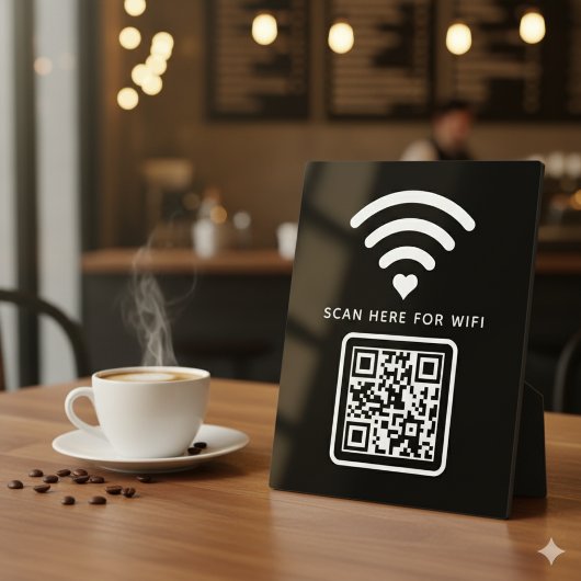 Wifi QRコードスキャンによる自己接着剤の接続 フォトプラーク