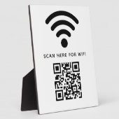 Wifi QRコードスキャンによる自己接着剤の接続 フォトプラーク (側面)