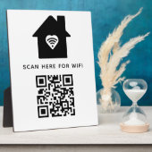 Wifi QRコードスキャンによる自己接着剤の接続 フォトプラーク (側面)