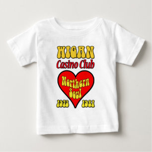 Wiganのカジノクラブ北の精神 ベビーTシャツ
