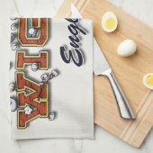 Wiganのマンガのキャラクタ キッチンタオル (四つ折り)