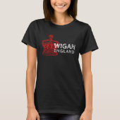 WIGAN England Crown Badge Tシャツ (正面)