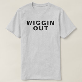 WIGGINの1980年の俗語のレトロのTシャツ Tシャツ