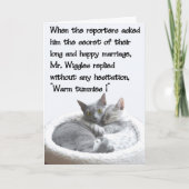 Wiggles'氏記念日 カード (正面)