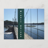 Wiggly Bridge York Maine Photographic ポストカード (正面)