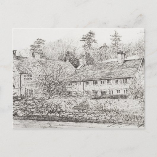 Wight UK 2008のMottistone Hall Isle ポストカード (正面)