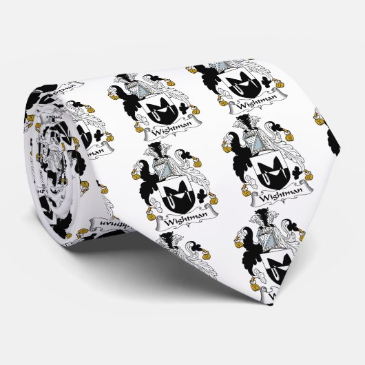 Wightmanの家紋 ネクタイ (ロール)