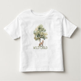 WiILDチャイルドウッドランドキツネベビートドラーTシャツ トドラーTシャツ