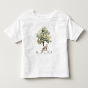 WiILDチャイルドウッドランドキツネベビートドラーTシャツ トドラーTシャツ