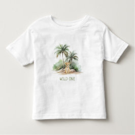WiILD ONEジャングルサファリライオンキッズ トドラーTシャツ