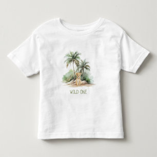 WiILD ONEジャングルサファリライオンキッズ トドラーTシャツ