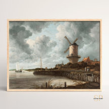 Wijk bij DuurstedeのJacob van Ruisdael Windmill