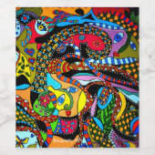 Wijn Happy-Art ワインラベル (シングルラベル)