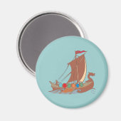 Wikinger Drachenboot vikings dragon boat マグネット (正面/裏面)