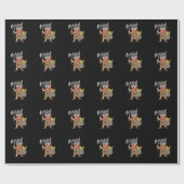 Wikinger Krieger mit Vollbart und Rüstung ラッピングペーパー (フラット)