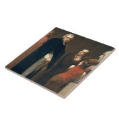 Wilの彼のバストを模倣しているジョンFlaxman (1755-1826年) タイル (側面)