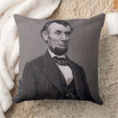 Wil著写真から刻まれるエイブラハム・リンカーン クッション (ブランケット)