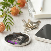 WilburのブタKeychain キーホルダー (側面)