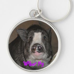 WilburのブタKeychain キーホルダー
