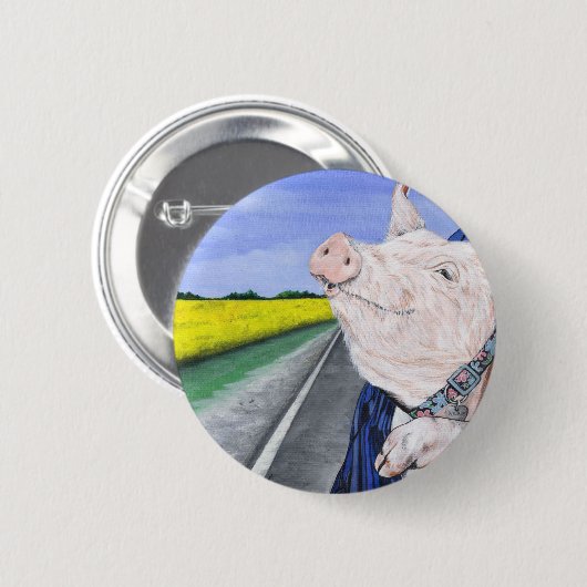 Wilbur 缶バッジ (正面&裏面)