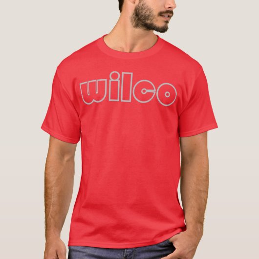 Wilcoレトロな本物ファミリー Tシャツ (正面)