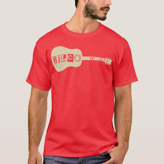 Wilco via chicago レトロ フレンズ tシャツ (正面)