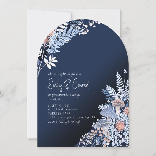 Wild & お洒落s Arch ID1110 招待状 (正面)