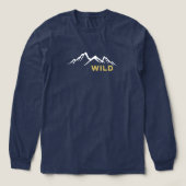 WILD マウンテンTシャツ トライブレンドTシャツ (デザイン正面)