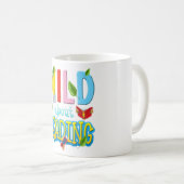 Wild About 読's Dr先生赤と白ストライプ コーヒーマグカップ (正面右)