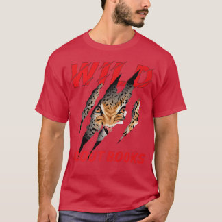 Wild About Books Leopard Claw I Love Reading Book Tシャツ
