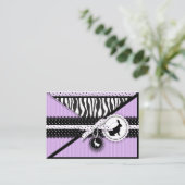 Wild About Bunnies Reminder Notecard エンクロージャーカード (スタンド正面)