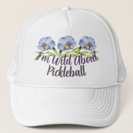Wild About Pickleball Flowers キャップ