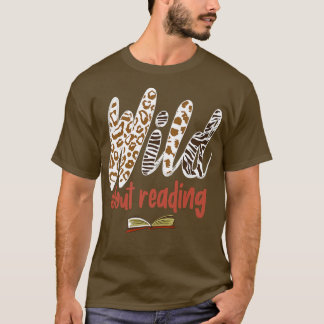 Wild About Reading Present for Book Lovers Tシャツ