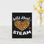 Wild About Steam Leopard Squad Stem Byck To School カード (黄色い花)