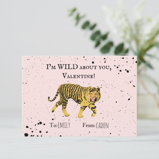 Wild About You Valentine Tiger Kids Classroom (スタンド正面)