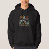 Wild About's 読 Books Reader Lover Bookworm Lib パーカ (正面)