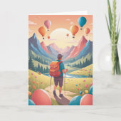 Wild Adventure Birthday Wishes カード (正面)