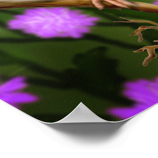 Wild American Goldfinches Print ポスター (角)