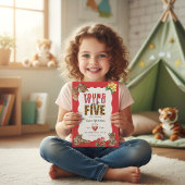 Wild and Five Tiger Cub Jungle Party 招待状