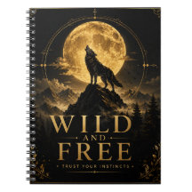 Wild and Free | 狼の精神ノートブック