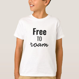 Wild and Free | Modern Minimalist Trendy Design Tシャツ