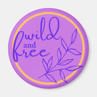 Wild and Free Purple Magnet マグネット