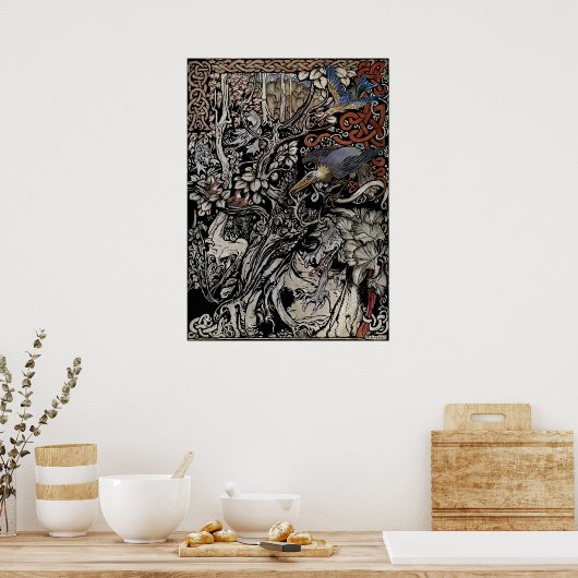 Wild and Shy and Monstrous Creatures ポスター (キッチン)